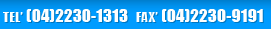 TEL：(04)2230-1313 FAX：(04)2230-9191